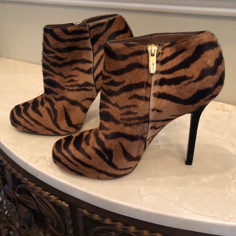 Sergio Rossi calf hair bootie